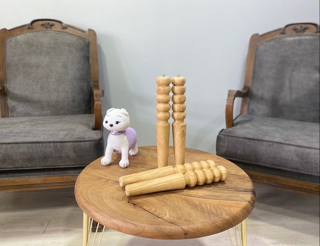 Handcrafted Premium Wood Furniture Legs – Solid Wood, Custom Sizes & Finishes Set of 4