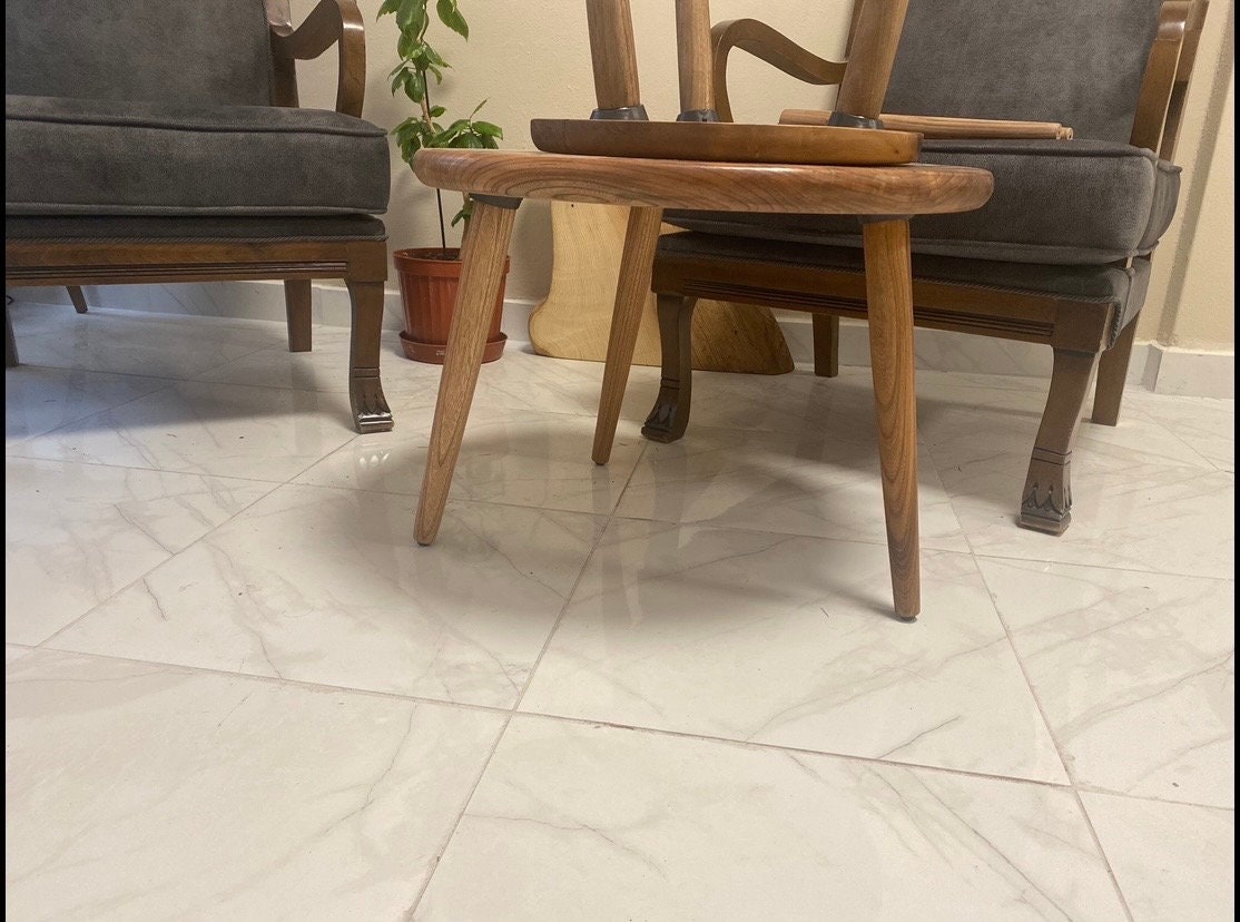 Walnut Wood Tapered Coffee Table Legs