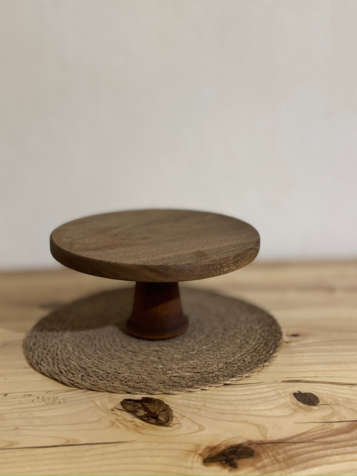 Wood Cake Stand, Wedding Cake Stand, Wooden Pedestal, Christmas & Home Decor