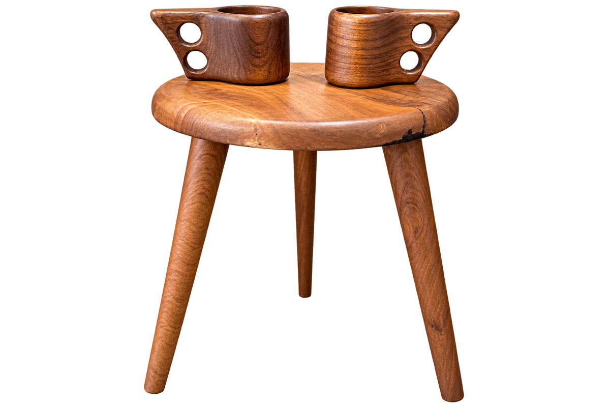 Walnut Tapered Table Legs – Solid Wood Furniture Legs