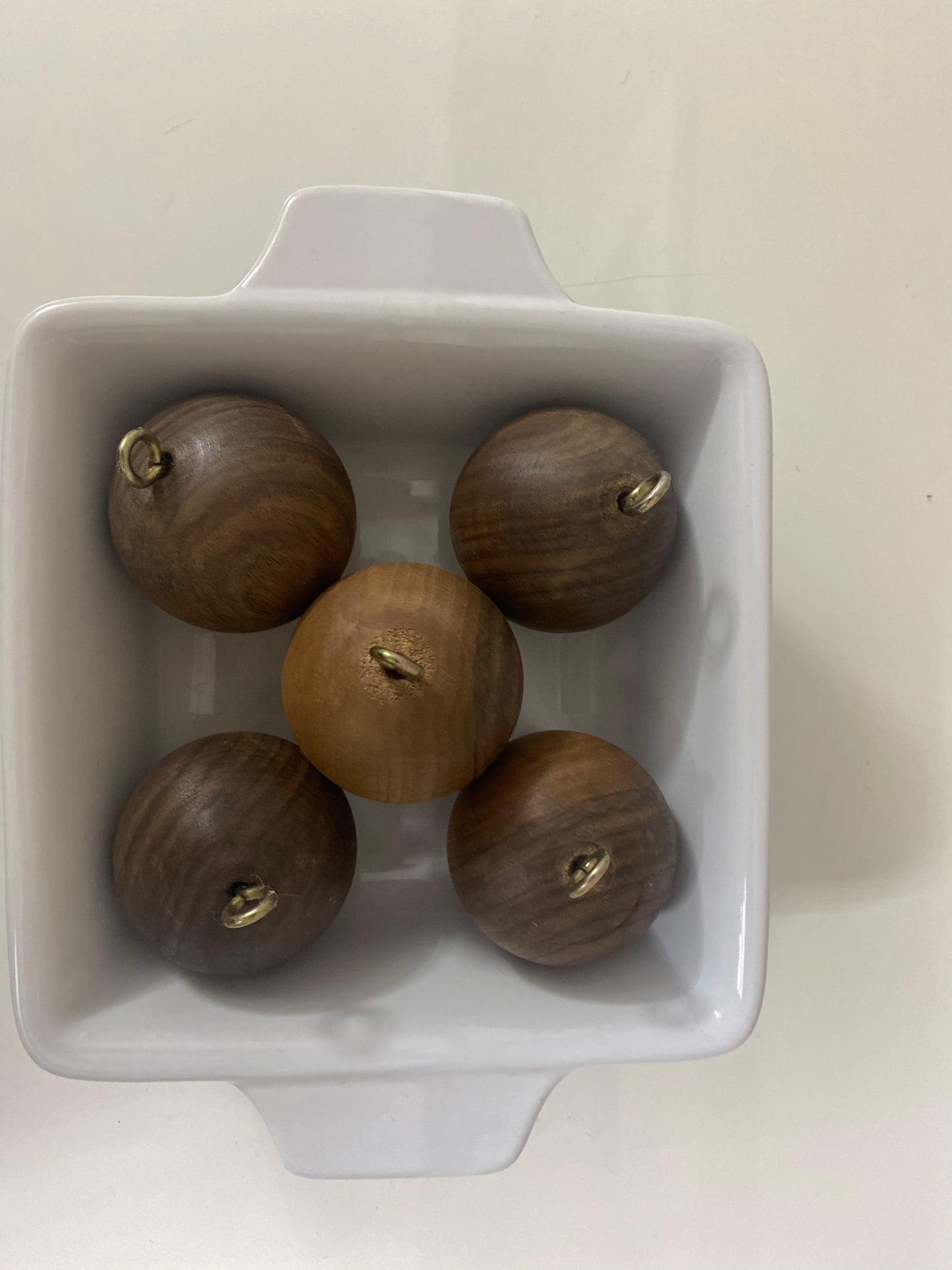 Wood Balls (Set of 5) Wood Home Decor 2" Diameter