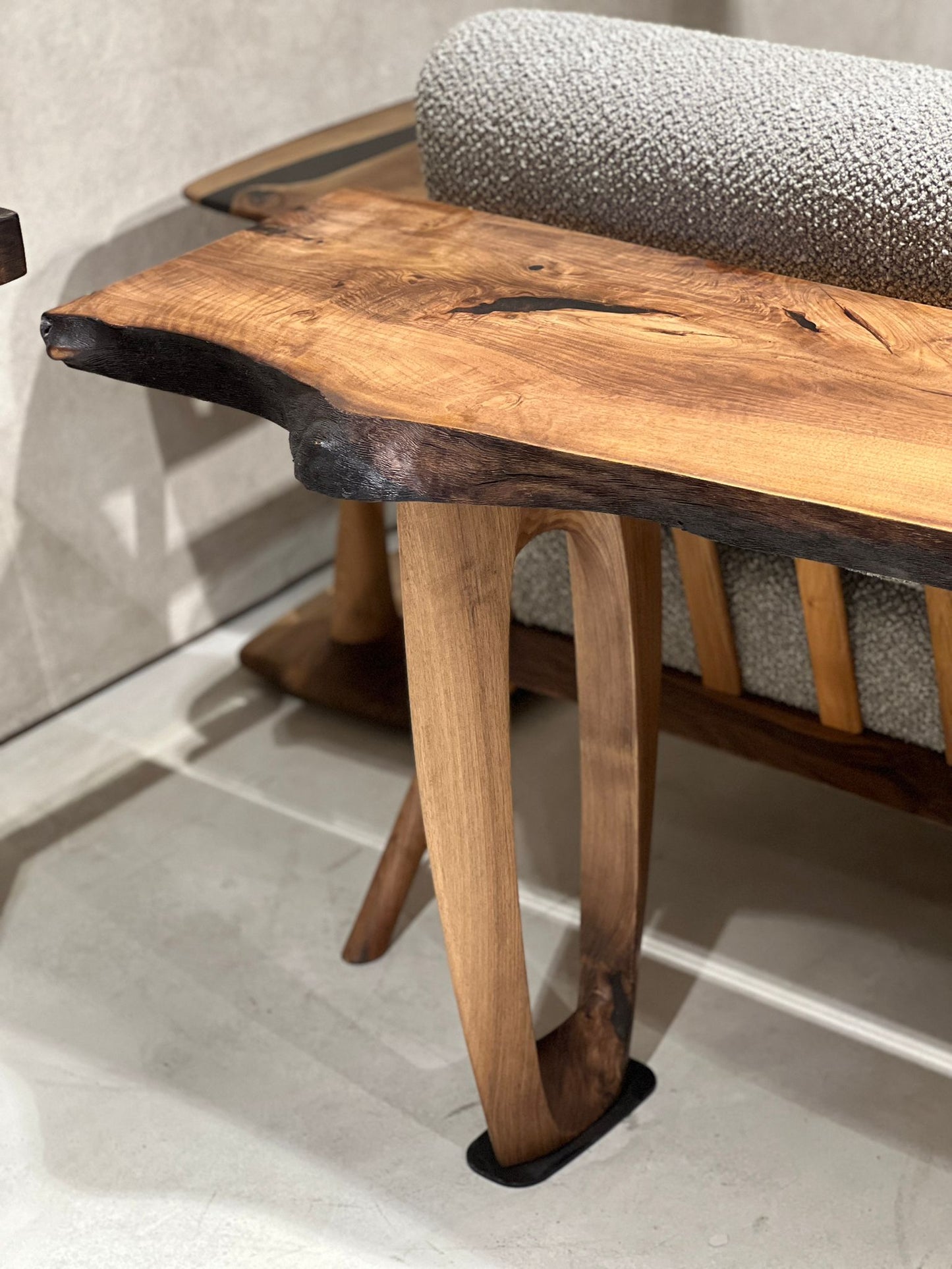 Premium Walnut Wood U Leg