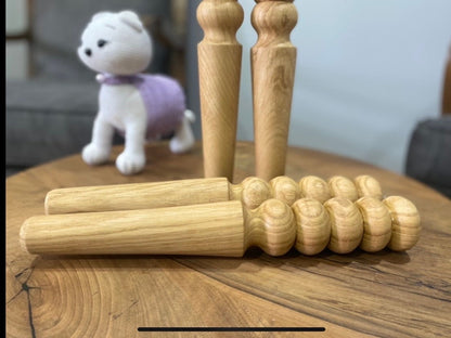 Handcrafted Premium Wood Furniture Legs – Solid Wood, Custom Sizes & Finishes Set of 4