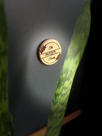 Rustic Midcentury Wedding Favors - Custom Walnut, Beech, Ash Wood Coasters & Magnets, 4" Solid Wood