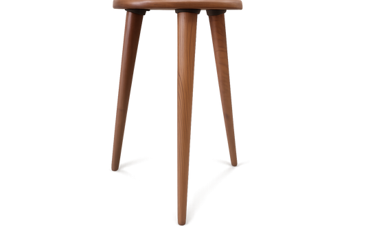 Handcrafted solid walnut tapered table legs with mounting hardware