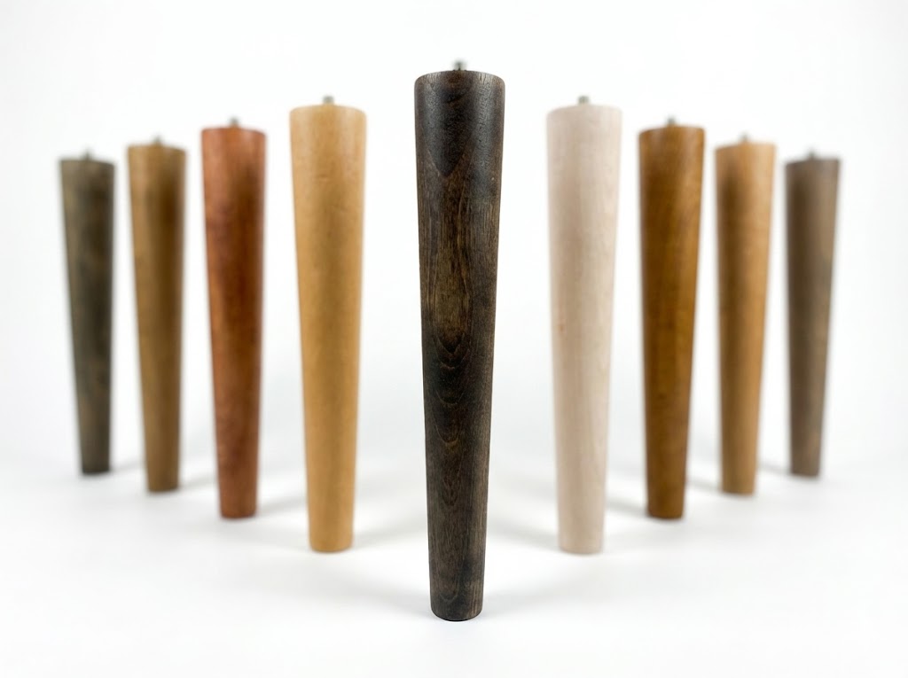 Tapered Beech Wood Legs (Set of 4)