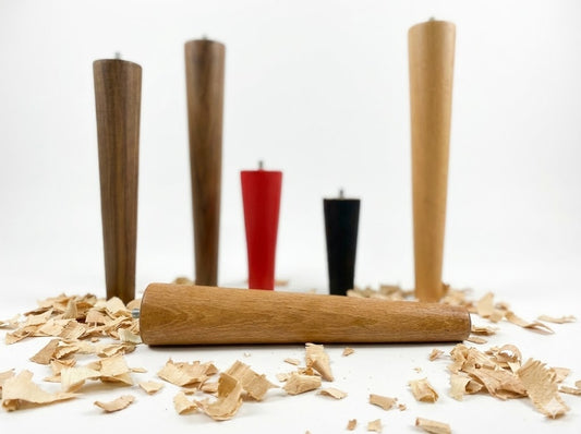 Premium Solid Wood Tapered Legs with Mounting Kit – Set of 4