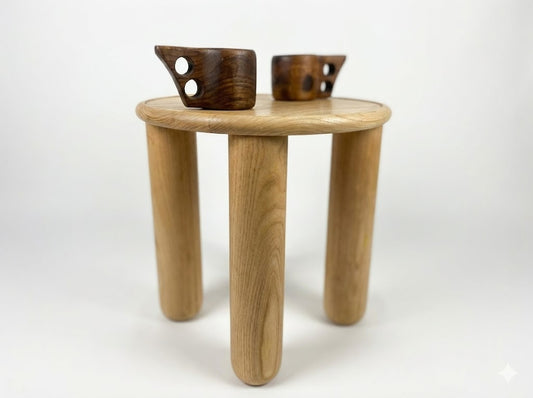 Chestnut Wood Coffee Table Side Table Bohemian Coffee Table Wood Side Table Wood End Table Modern Coffee Table Strong Coffee Table