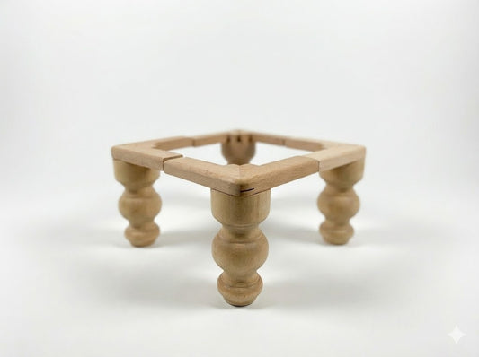 Beech Wood Sofa Legs – Solid Wood, Custom Sizes & Finishes Set of 4