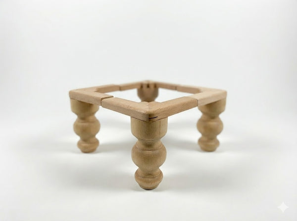 Beech Wood Sofa Legs – Solid Wood, Custom Sizes & Finishes Set of 4