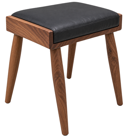 Set of 4 solid walnut wood tapered table legs for coffee tables and furniture