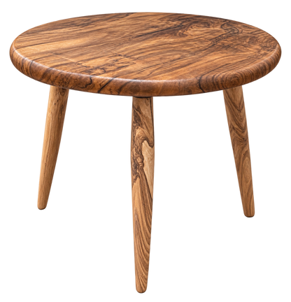 Set of 4 solid walnut wood tapered table legs for coffee tables and furniture